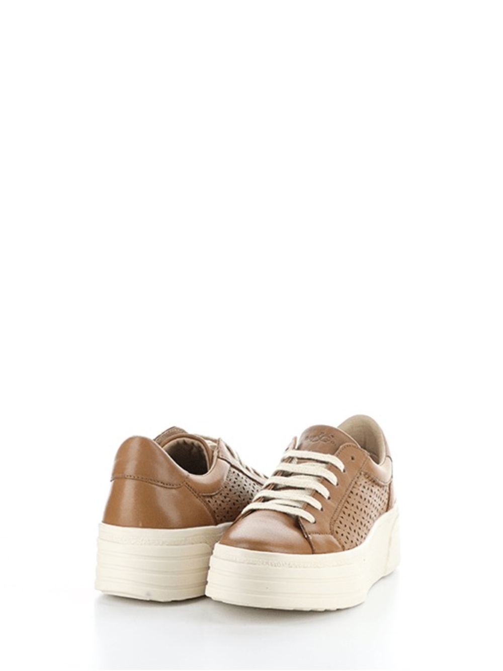 Bos & Co leather sneakers - rich tan